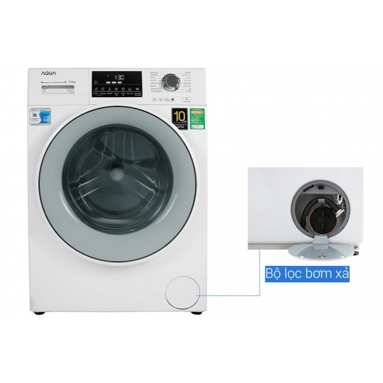 Máy giặt Aqua Inverter 8.5 kg AQD-D850E W