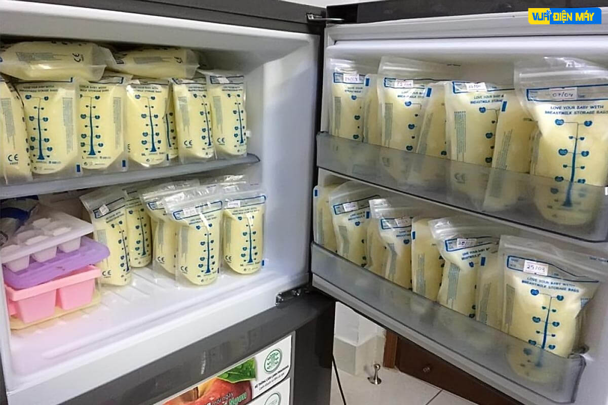 bảo quản sữa mẹ trong tủ lạnh